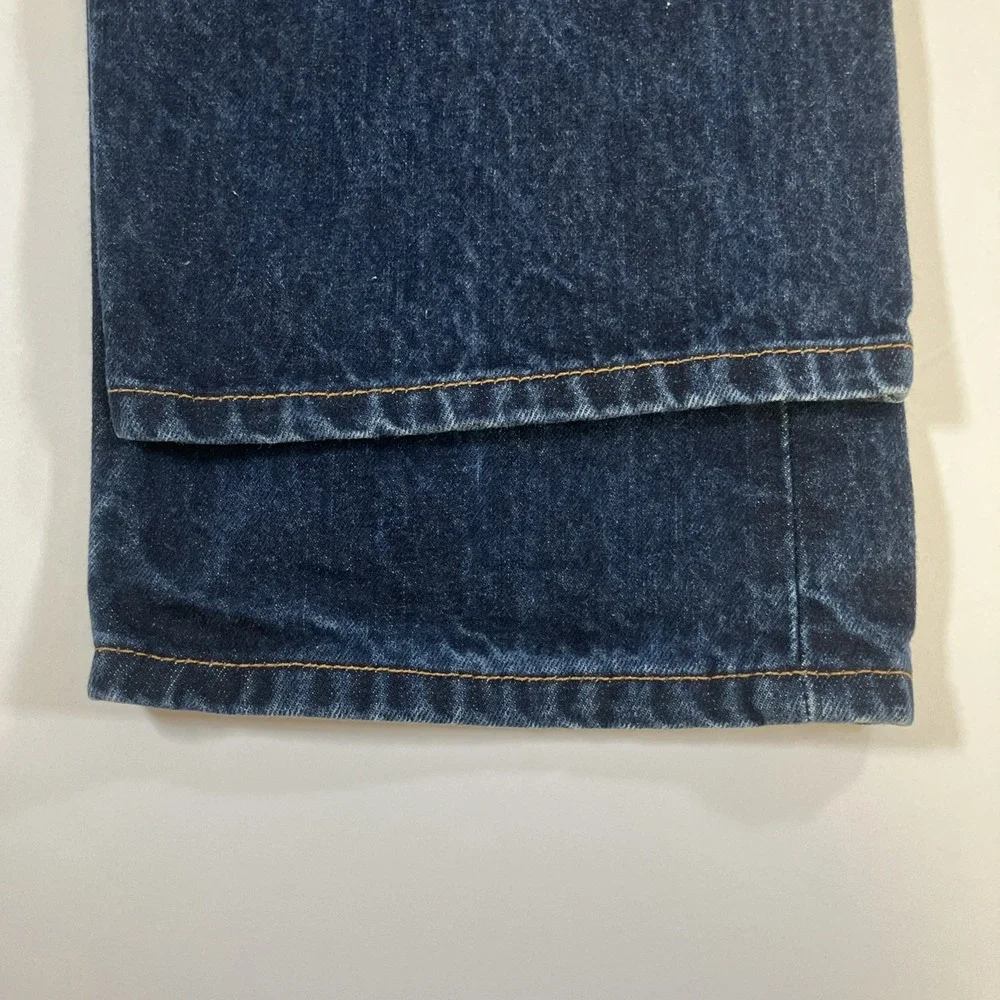 Levi's 505 Jeans Mens 40x30 Dark Wash Regular Straight Stretch Denim